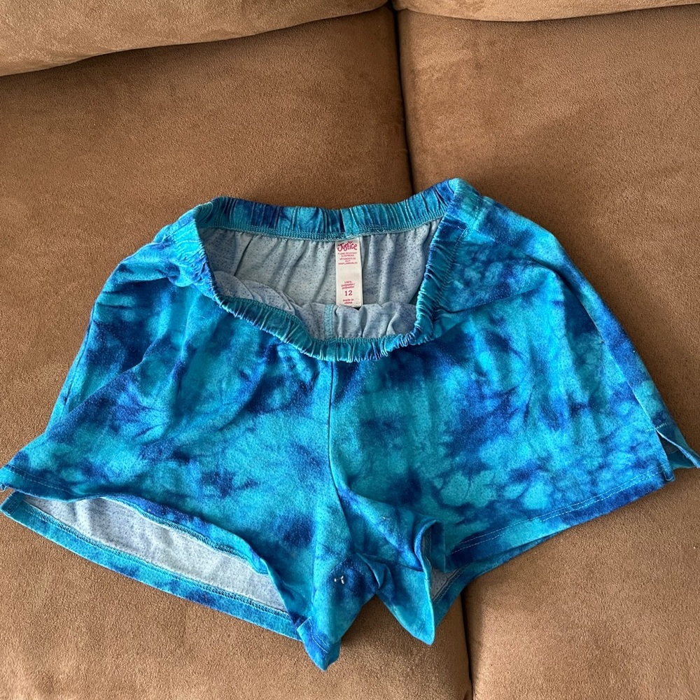 blue justice pj shorts